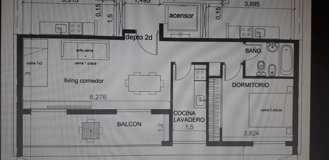 Aparts Centro 2 Ambientes 1 Habitacion San Carlos de Bariloche Exteriör bild